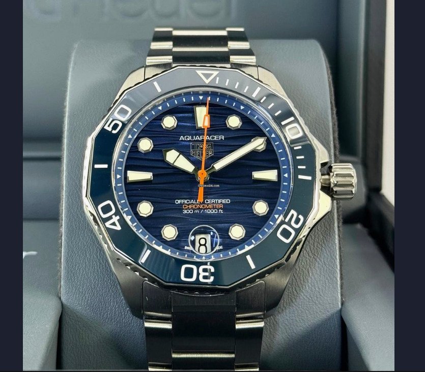 TAG Heuer - Aquaracer Professional 300 Date - Ingen reservasjonspris - WBP5111.BA0013 - Herre - 2024 #1.0