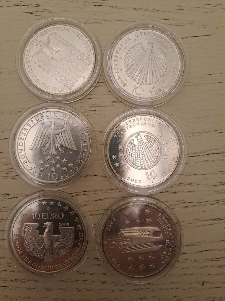 Alemania. 10 Euro 2006 (6 monnaies) (Sin precio de reserva) #1.0