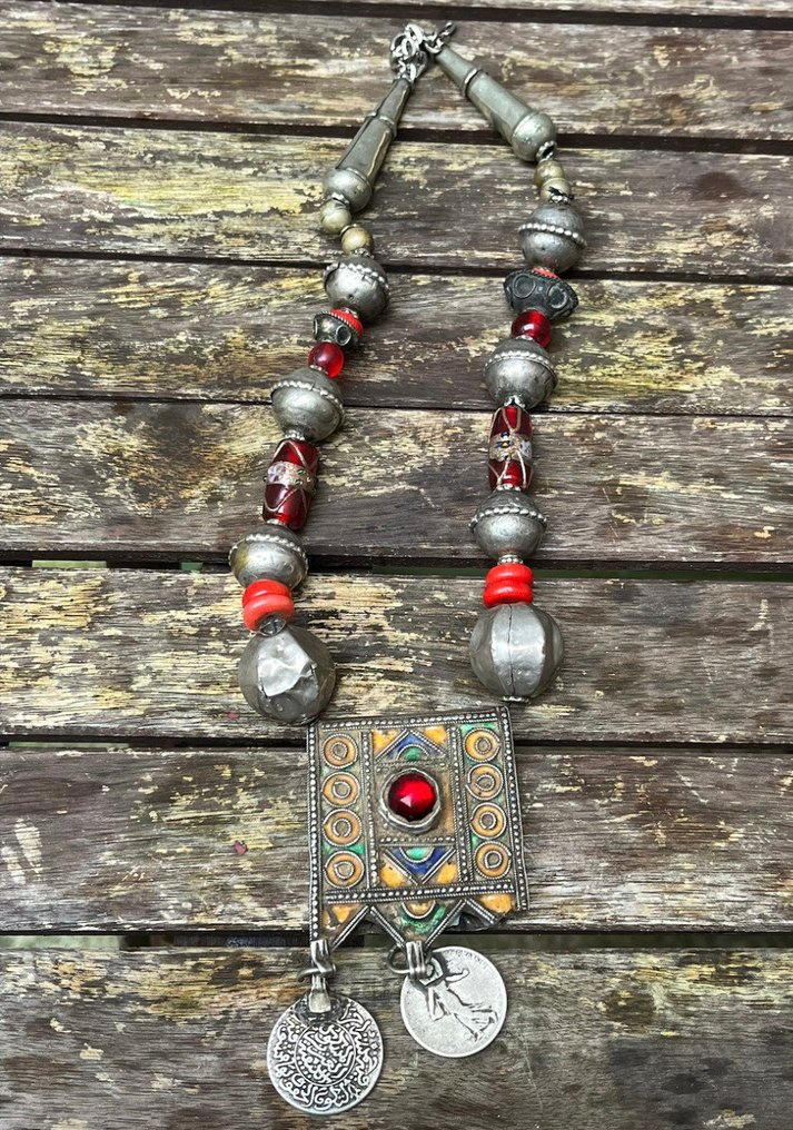 Μαροκινός κολιέ, ισλαμική τέχνη, αλγερινός, οθωμανικός. - 20th century #1.0