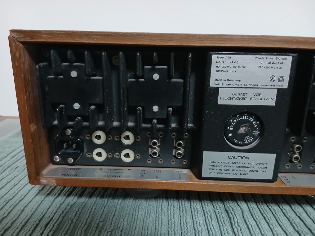 Revox - A78 Félvezető erősítő #4.3