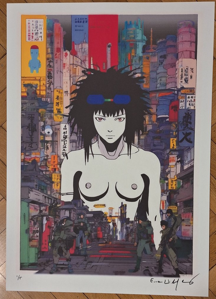 Emma Wildfang - Ghost in the Shell - Watercolor and pencil edition - Large size #1.0