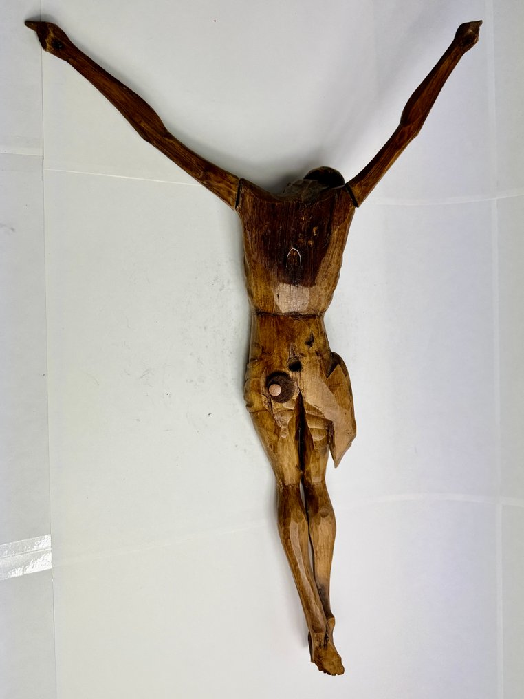 雕像, Corpus Christi - 19e eeuw - 57 cm - 木 #3.2