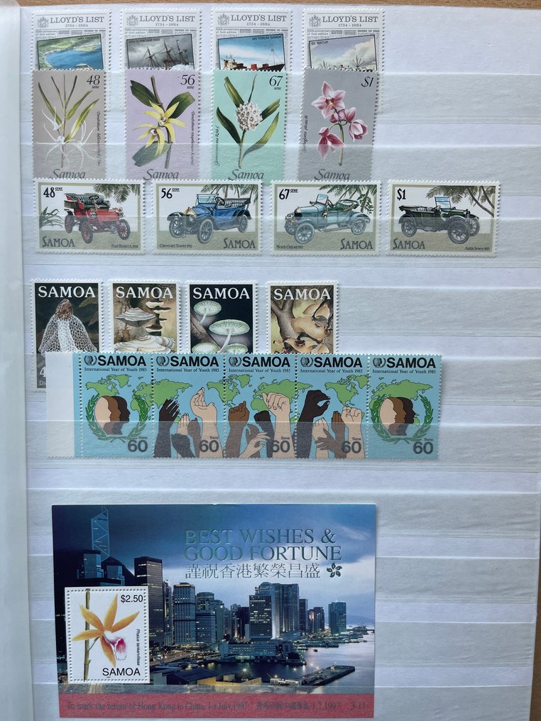 英联邦 1900/2000 - 萨摩亚、汤加、新几内亚以及股票簿中的不同领域 #2.1