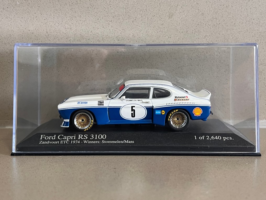 Minichamps 1:43 - Coche a escala - Ford Capri RS 3100 - Edición limitada 1 de 2.640 unidades. #1.0