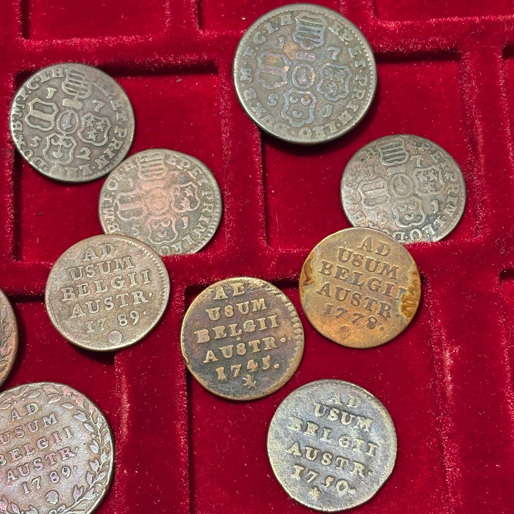 Holanda austríaca. Liard 1700-1789  (Sem preço de reserva) #3.2