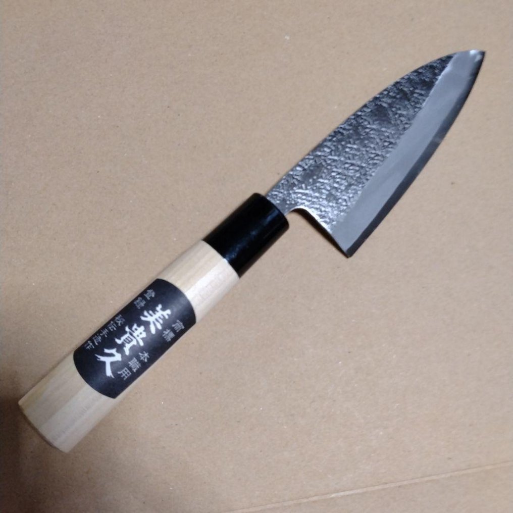 厨刀 - Paring knife -  小刀 - 钢, 木 - 日本 - 日本马鲹 #1.0