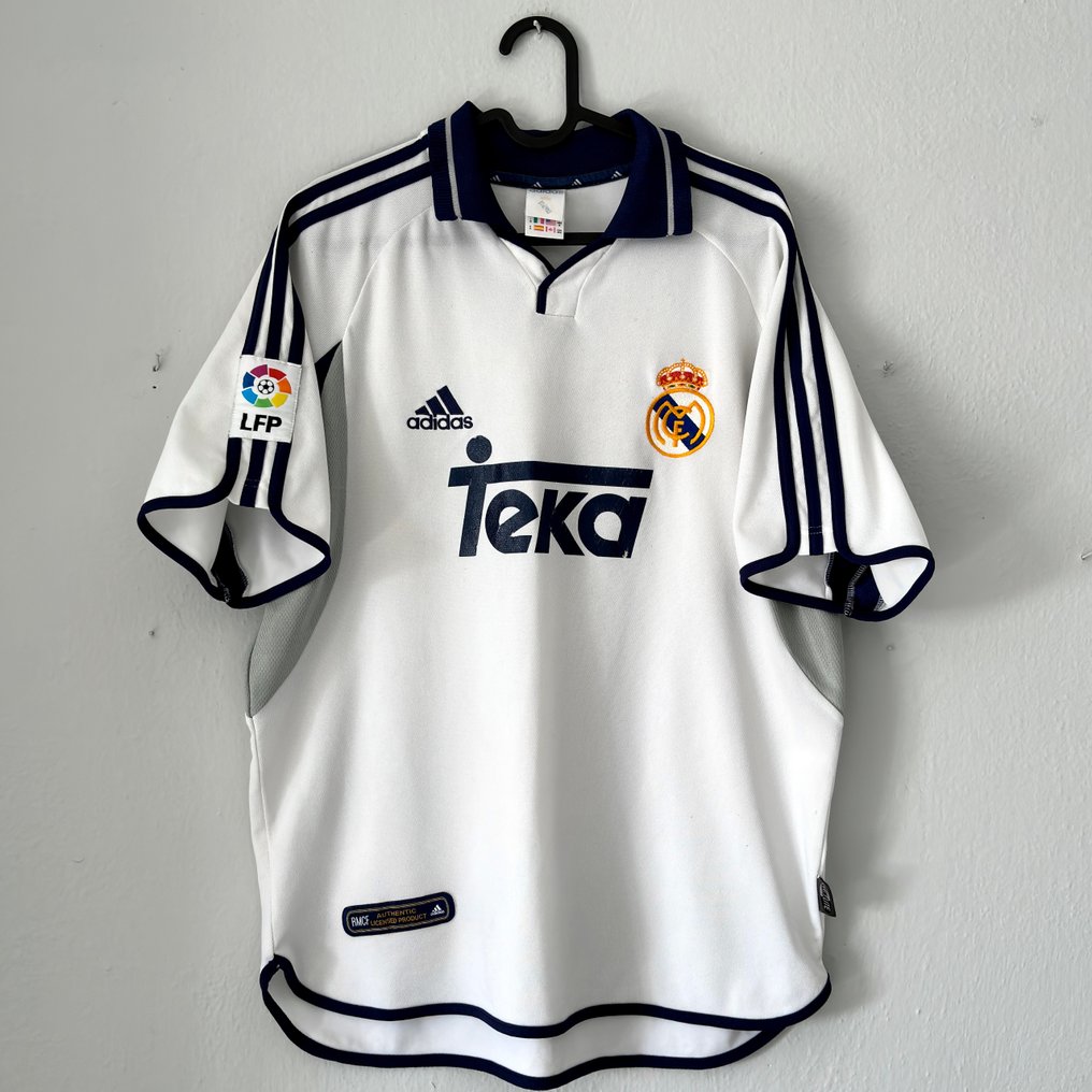 Real Madrid - Espanjalainen Jalkapalloliiga - 2000 - Jalkapallon pelipaita #1.0