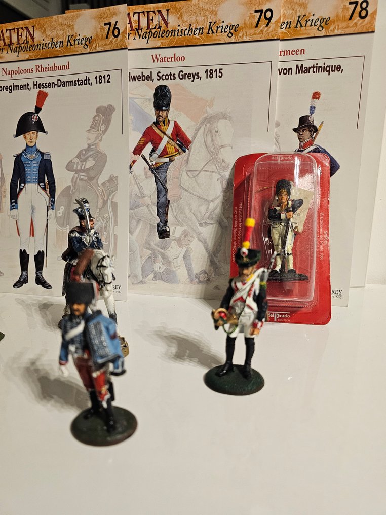 Del Prado - Figure - 8 x Napoleonische Kriege  (8) - Étain #1.0