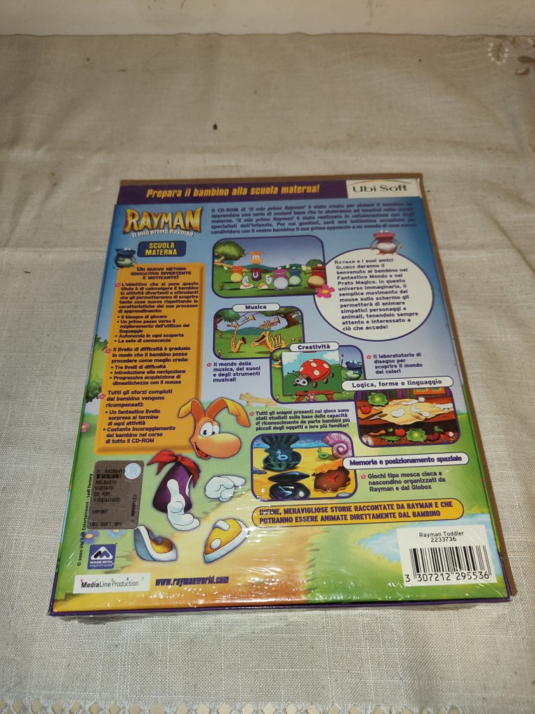 ubisoft - Big Box PC - Rayman - il mio primo Rayman - 電動遊戲 - 原裝盒未拆封 #1.0