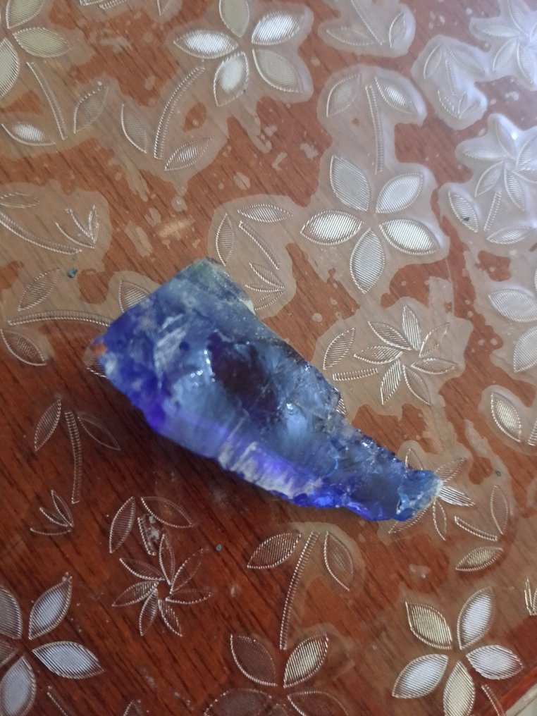 Tanzanite Karkea - Korkeus: 2 cm - Leveys: 5 cm- 5 g - (2) #1.0