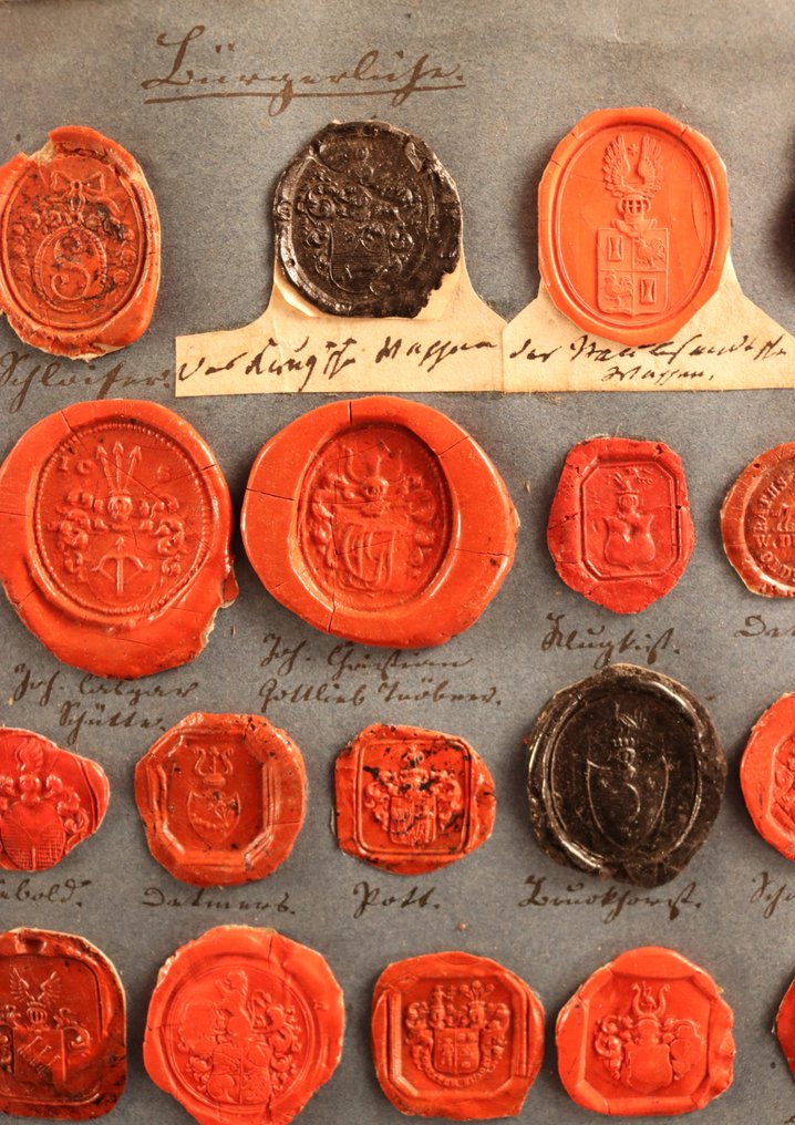 Collectie antieke lakzegelafdrukken - Seal  #3.2