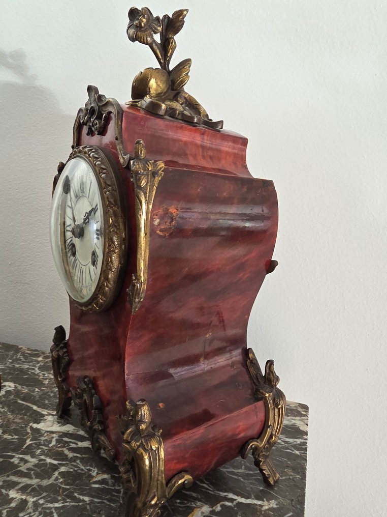 布勒时钟 - Mougin -   木材，黄铜，玻璃，青铜，搪瓷 - 1850-1900 #2.1