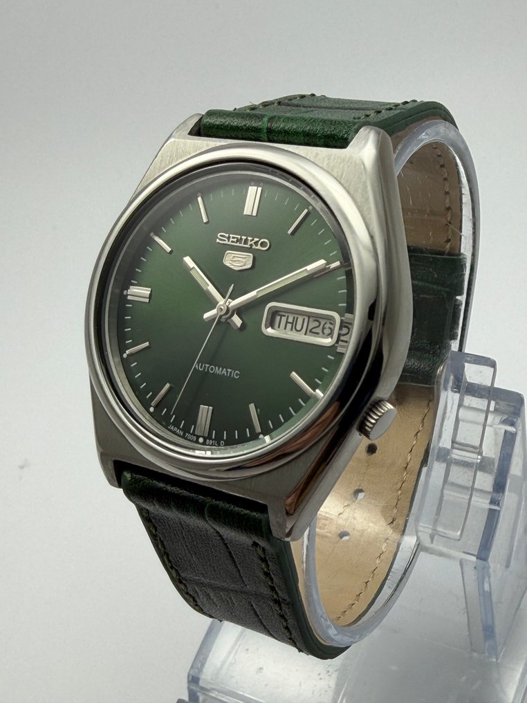 Seiko - Seiko 5 Automatic – 7009 – Green Dial – 1970s Vintage - χωρίς τιμή ασφαλείας - Άνδρες - 1971 #3.2