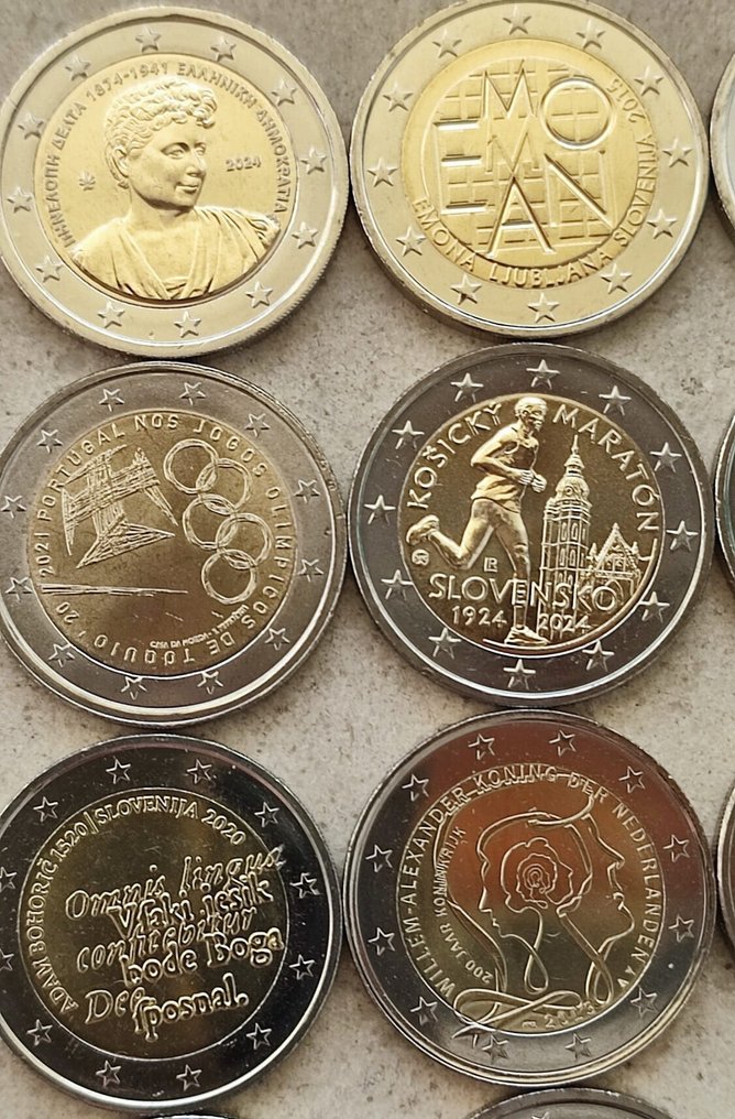 Ευρώπη. 2 Euro 2013/2025 (25 moedas)  (χωρίς τιμή ασφαλείας) #3.2