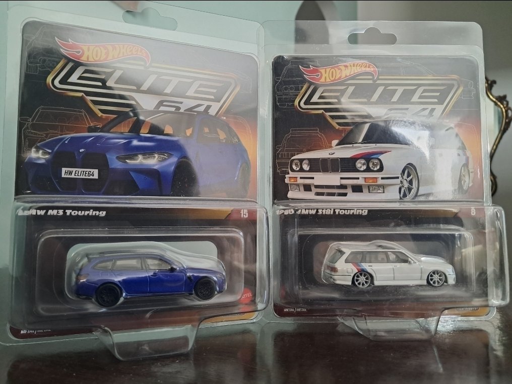 Hot Wheels 1:64 - 模型運動車 (2) - BMW M3 Touring e BMW 318i Touring 1990 #1.0