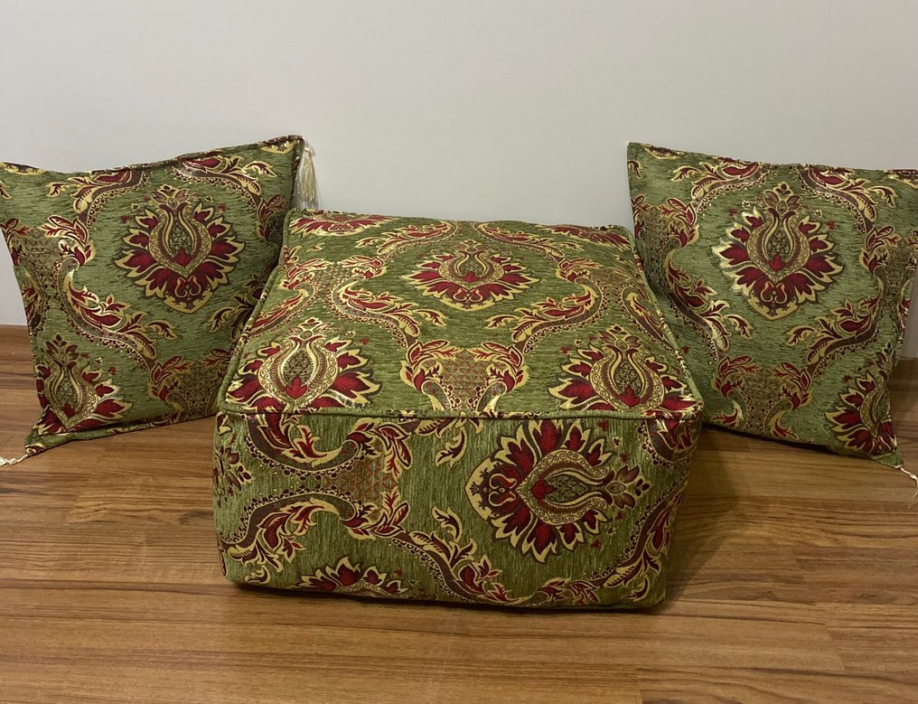 pouf en kussen - Kelim - 50 cm - 50 cm #3.2