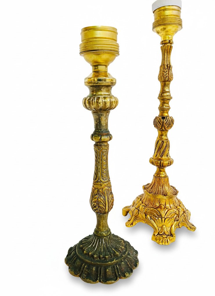 Επιτραπέζιο φωτιστικό (3) - Μπρούντζος - λάμπα κομοδίνου #2.1