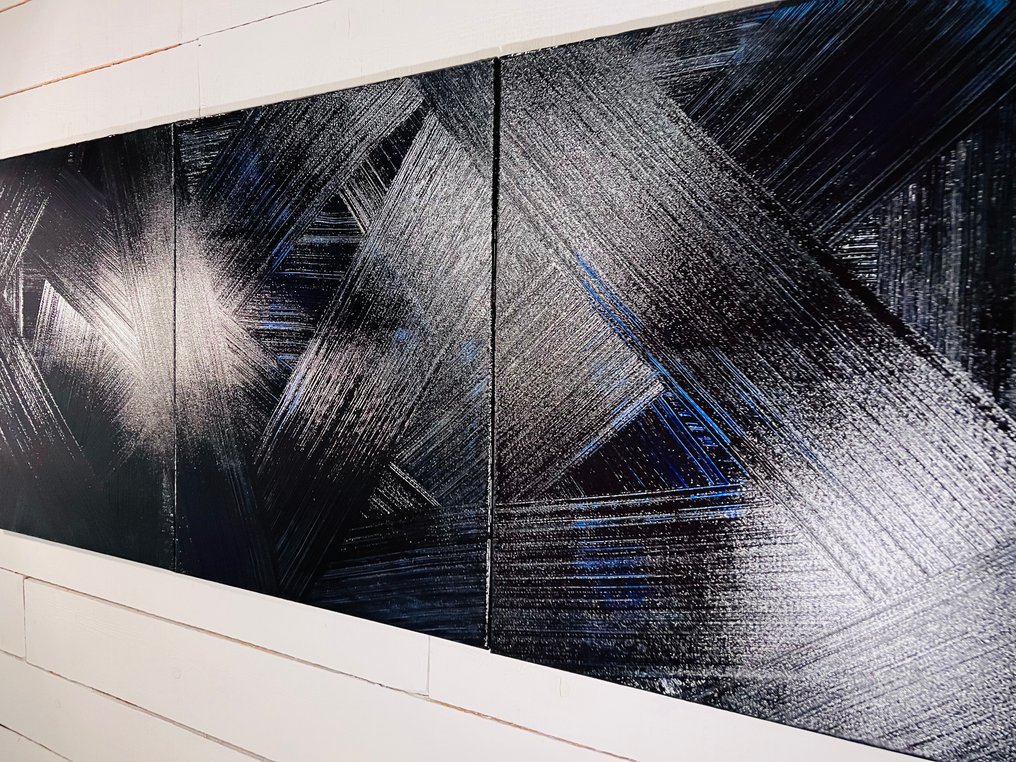 Ronan Martin - Navy Shadows - XXL - Pierre Soulages - NO RESERVE PRICE #4.3