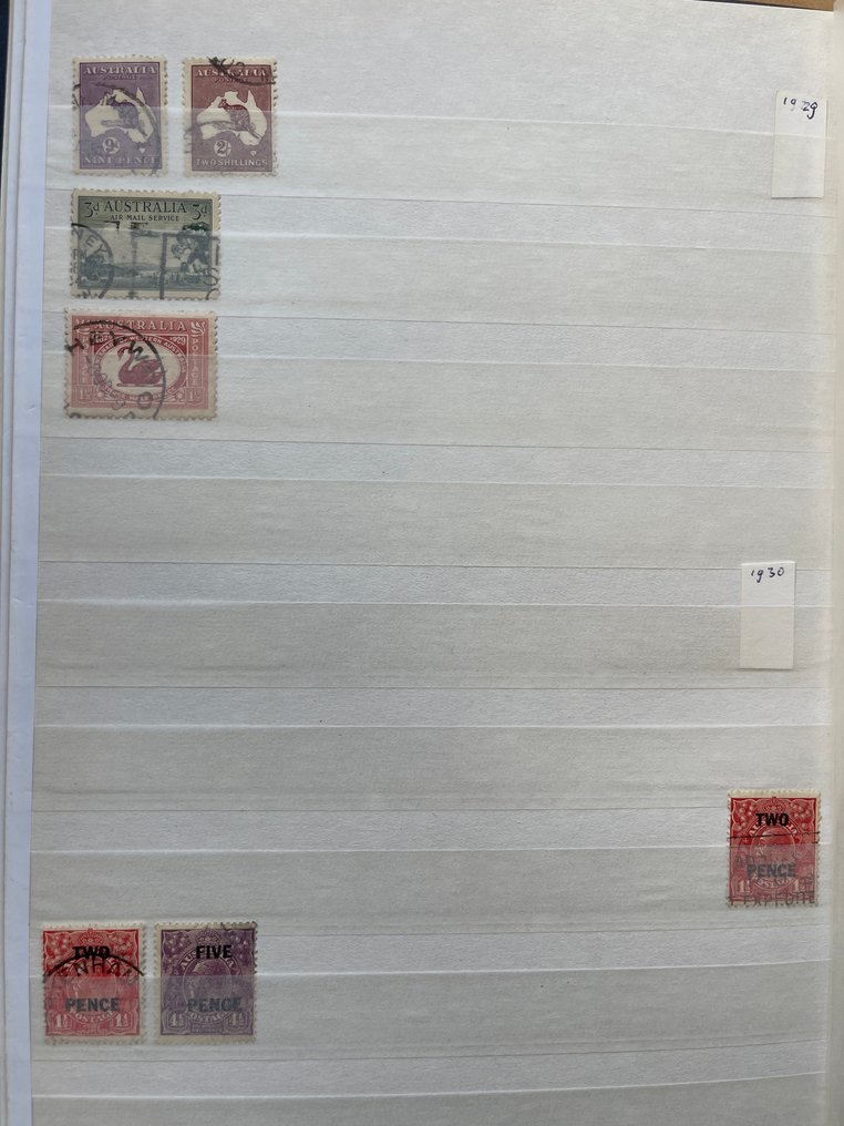 Australia 1913/1980 - Collection in a stock book #3.2