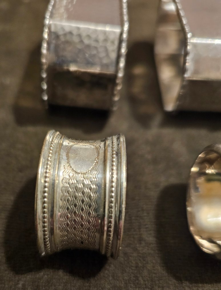 Serviett ring (4) - .835 sølv - Sølvserviettringen #2.1