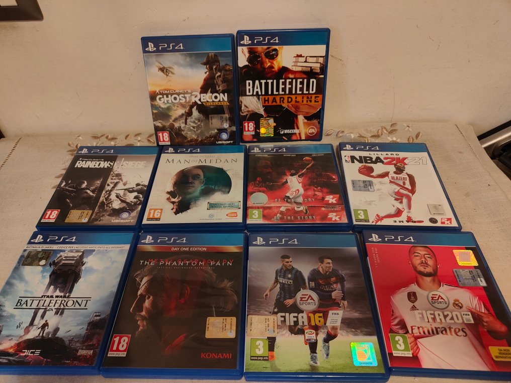 Sony - Playstation 4 (PS4) - lot - Videospil - I original æske #1.0