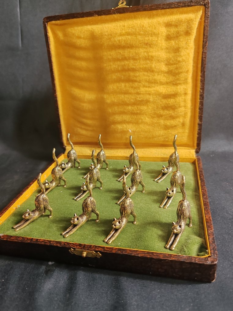 Messerbänkchen (12) - Vergoldete Bronze #1.0