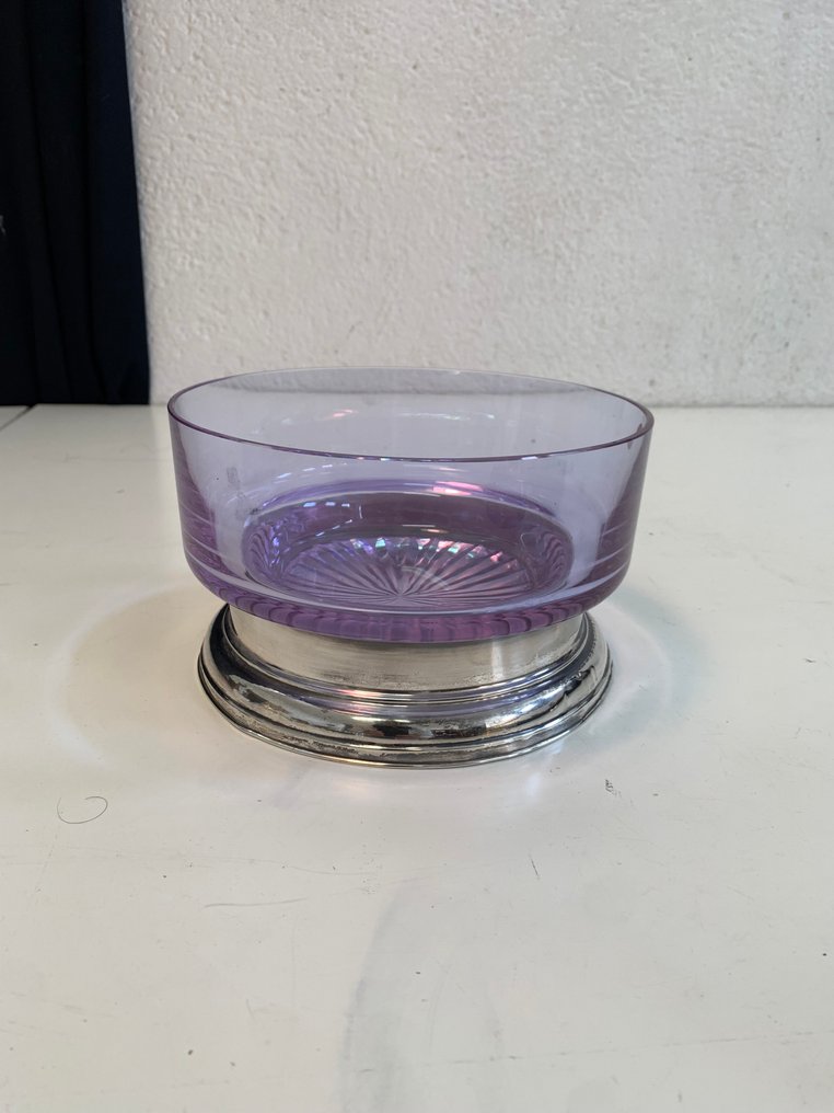 Schüssel - .800 Silber - Kristallschüssel #1.0