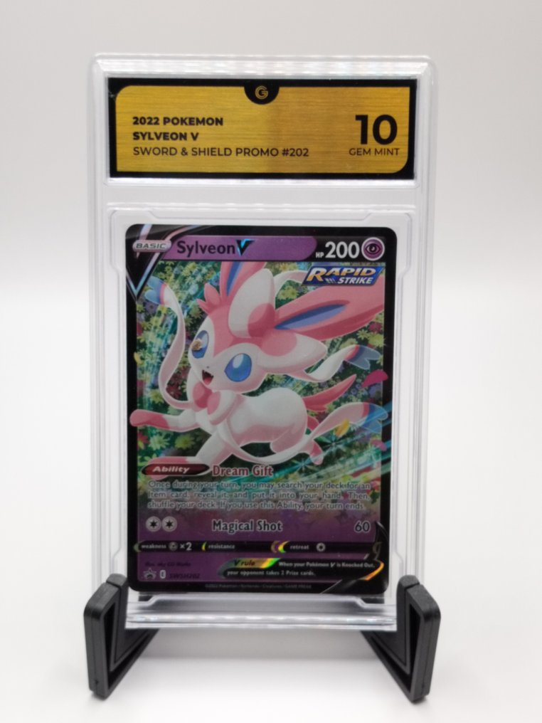 Pokémon - 1 Graded card - Sylveon #202 Προωθητική κάρτα, Πλήρης τέχνη, Foil - GG 10 - Sword & Shield #1.0