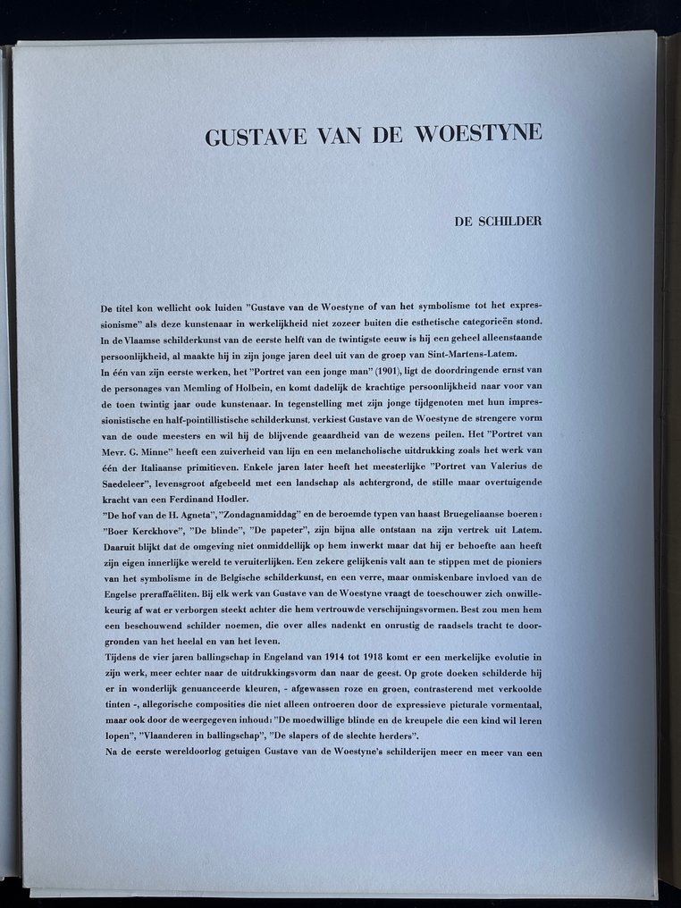 Van De Woestyne - Gustave Van De Woestyne - 1967 #3.2