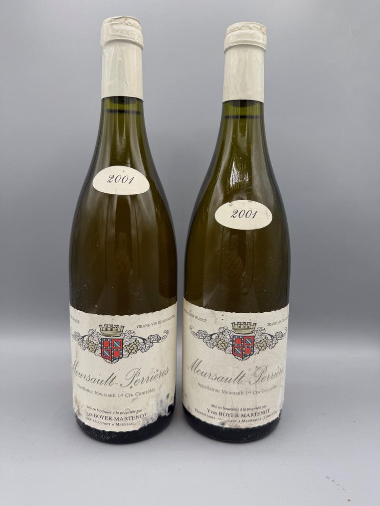 2001 Boyer-Martenot "Perrières" - Meursault 1er Cru - 2 Flaskor (0,75L) #1.0