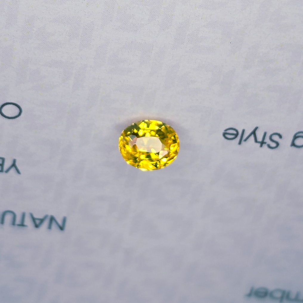 χωρίς τιμή ασφαλείας Κίτρινο Ζαφείρι - 1.03 ct - International Gemological Institute (IGI) #4.3