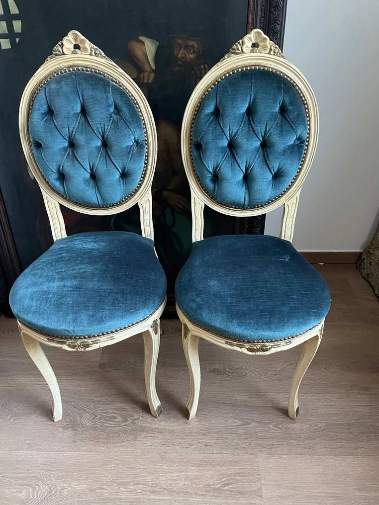 Stol (2) - Løvtre - Rococo-stolen. #1.0