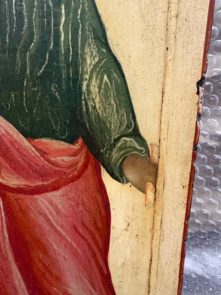 Ikon - Monumental ikon av Saint Thomas aposteln - Trä #3.2