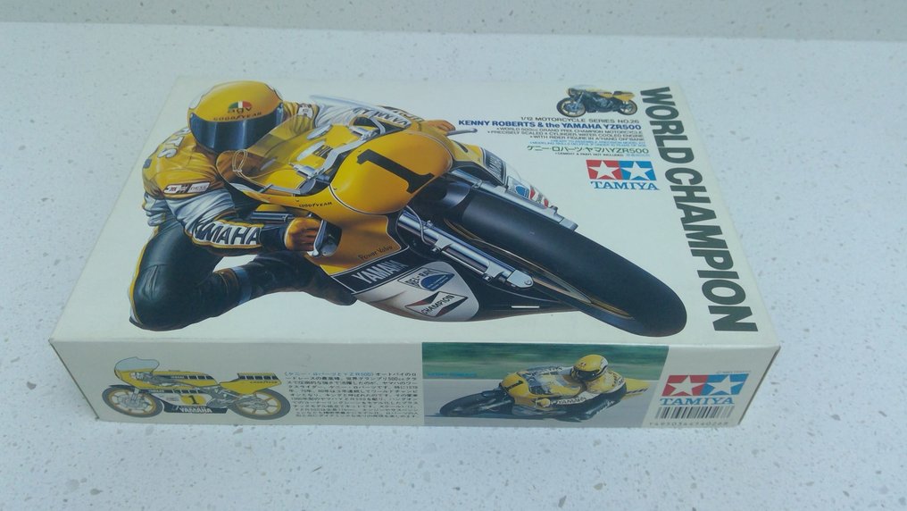 Tamiya 1:12 - Modelsæt - Yamaha YZR500 Kenny Roberts #1.0