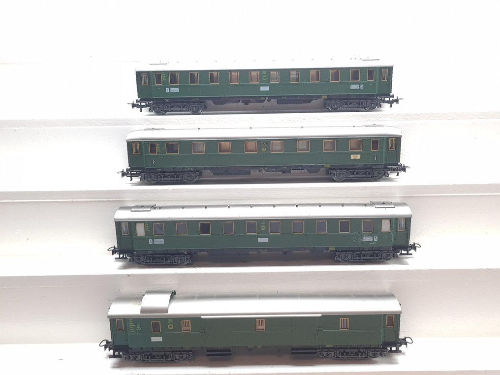 Märklin H0 - 4141/4142/4144 - 模型客運火車 (4) - 4辆高速列车车厢 - DRG #1.0