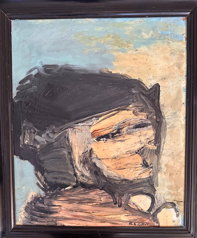 Roger-Edgard Gillet (1924-2004) - Portrait (sans titre) #2.1