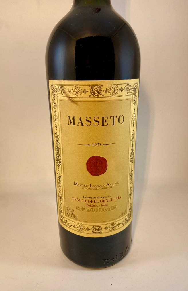 1993 Masseto - Bolgheri IGT - 1 Botella (0,75 L) #1.0