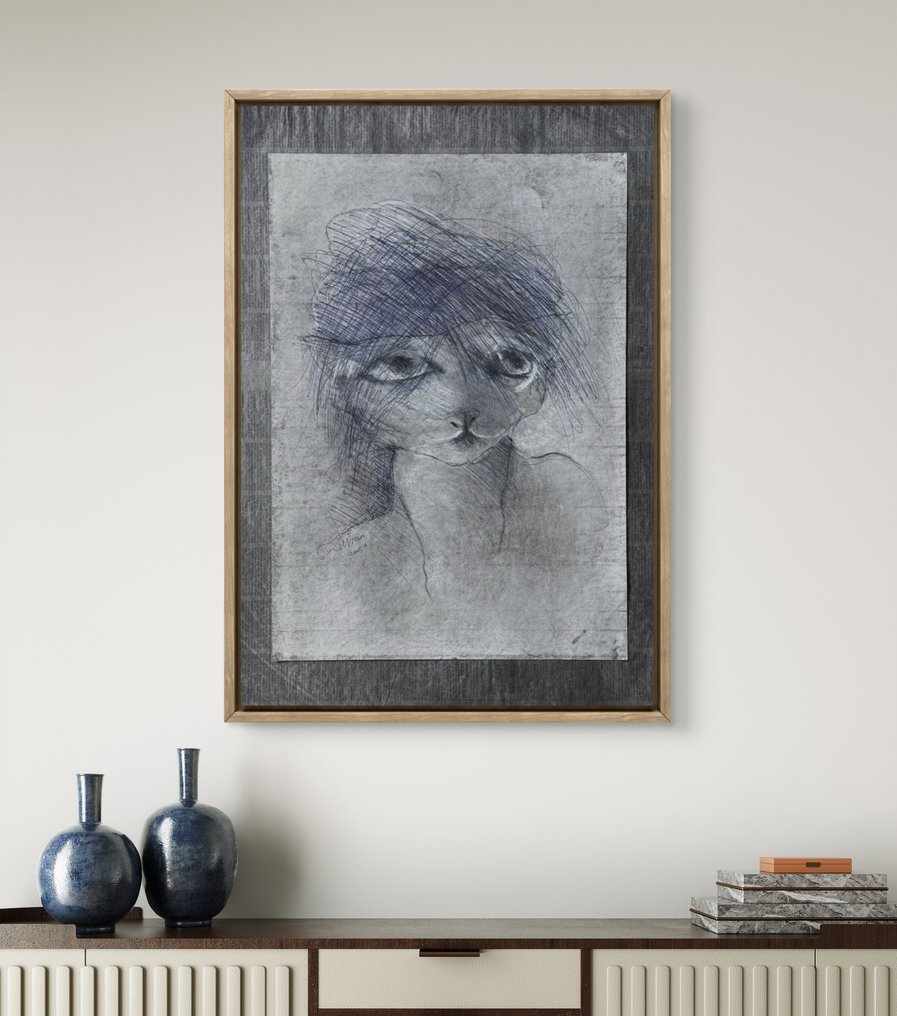 Robert Detheux (1932-2010) - Chat sur fond de silence - 2005 #4.3