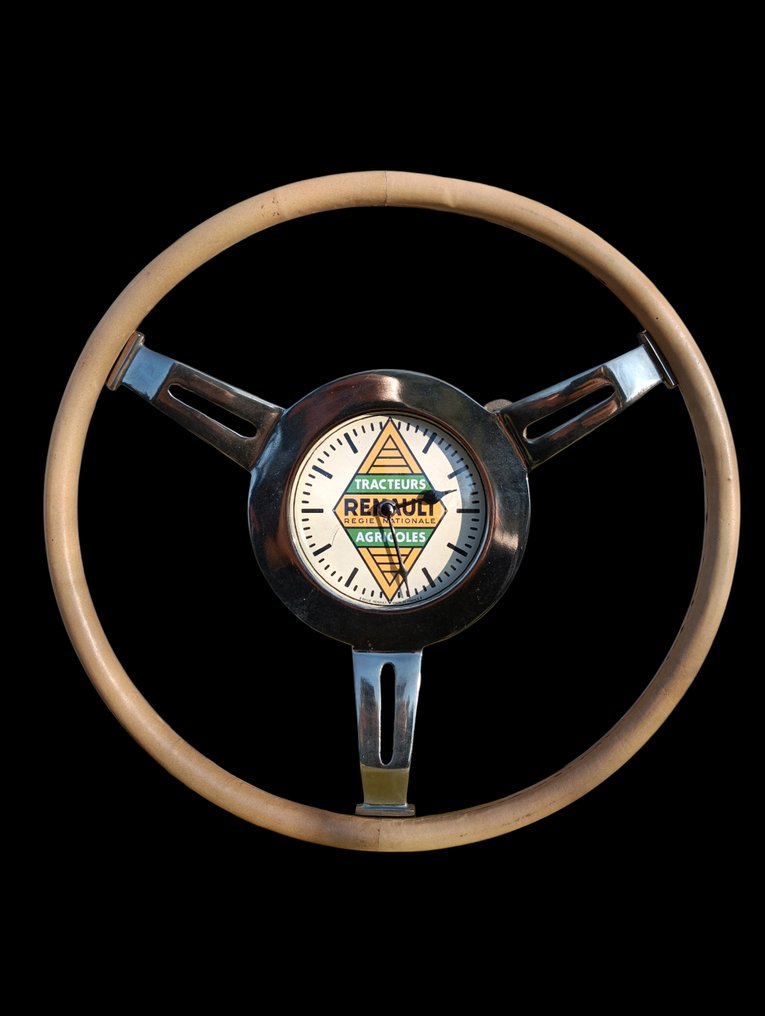 Ρολόι τοίχου - Μέταλλο, Επιχρωμιωμένο - 1970-1980 - Πετάει διαφημιστικό ρολόι #1.0