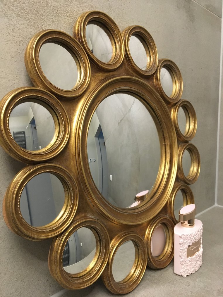 Mirror  - Glass - 12+1 CONVEX, HEXAGONAL #4.3