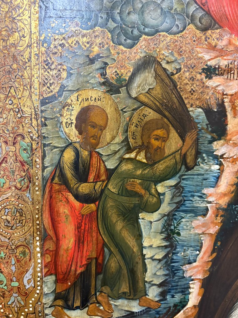 Εικόνα - Πύρινη Ανάβαση του Προφήτη Ηλία - Ξύλο #4.3