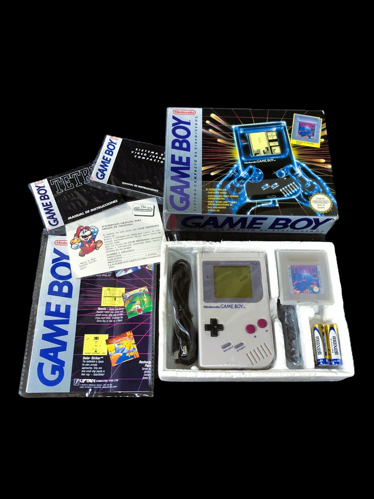 Nintendo - Gameboy Classic - Game Boy Tetris Ed.  DMG-01  (Esp - Erbe) (Complete Box) - Φορητή κονσόλα παιχνιδιών - Στην αρχική του συσκευασία #1.0