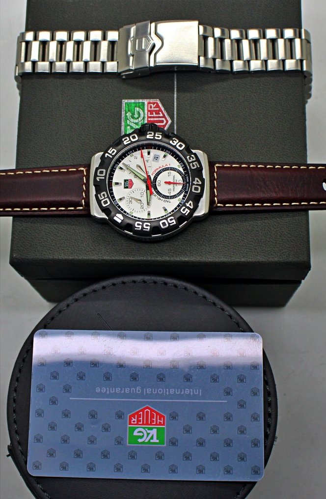 TAG Heuer - Formula 1 Chronograph - Ingen reservasjonspris - CAH1111 Silver Swiss Watch - Herre - 2000-2010 #3.2