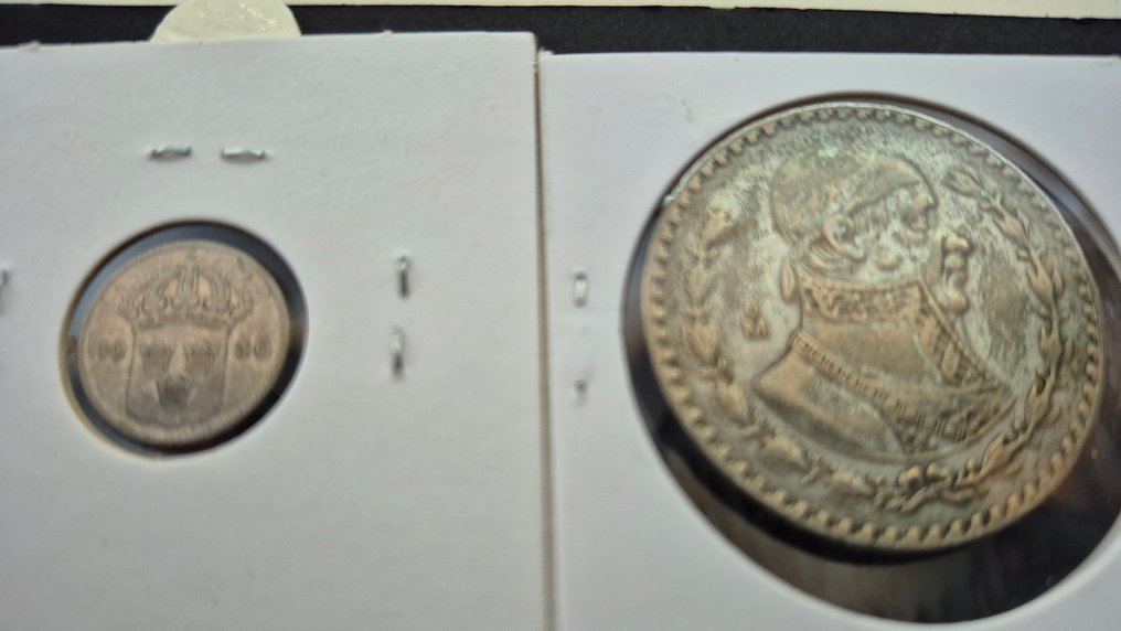 Κόσμος. Collection coins and banknotes inc Silver, third reich coins and letter. (80 items) (χωρίς τιμή ασφαλείας) #2.1