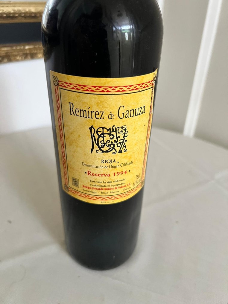1994 Remírez de Ganuza - Rioja Reserva - 1 Bottle (0.75L) #1.0