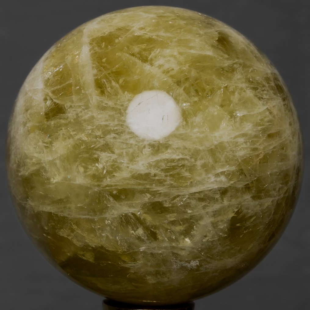 黄水晶晶体品质球 水晶 - 高度: 10.15 cm - 闊度: 10.15 cm- 1420 g #2.1