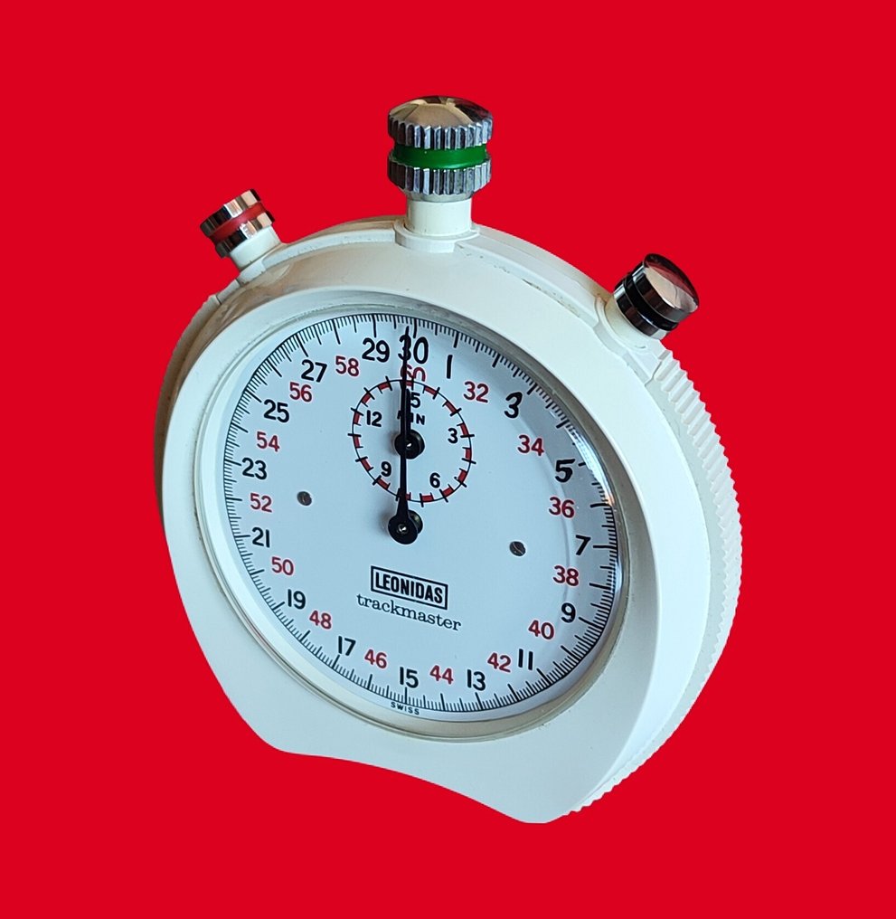 Leonidas Trackmaster - Chronomètre vintage - NOS (New Old Stock) - Neuf d'époque - 1970-1979 #2.1