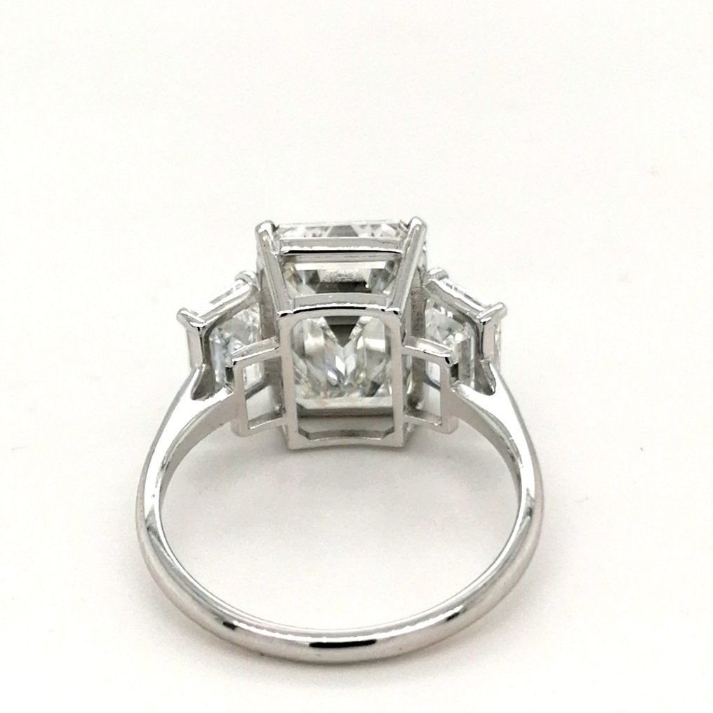 戒指 - 14 克拉 白金 -  8.35ct. tw. 鉆石 (實驗室培育) - 鉆石 - 没有保留价 #4.3