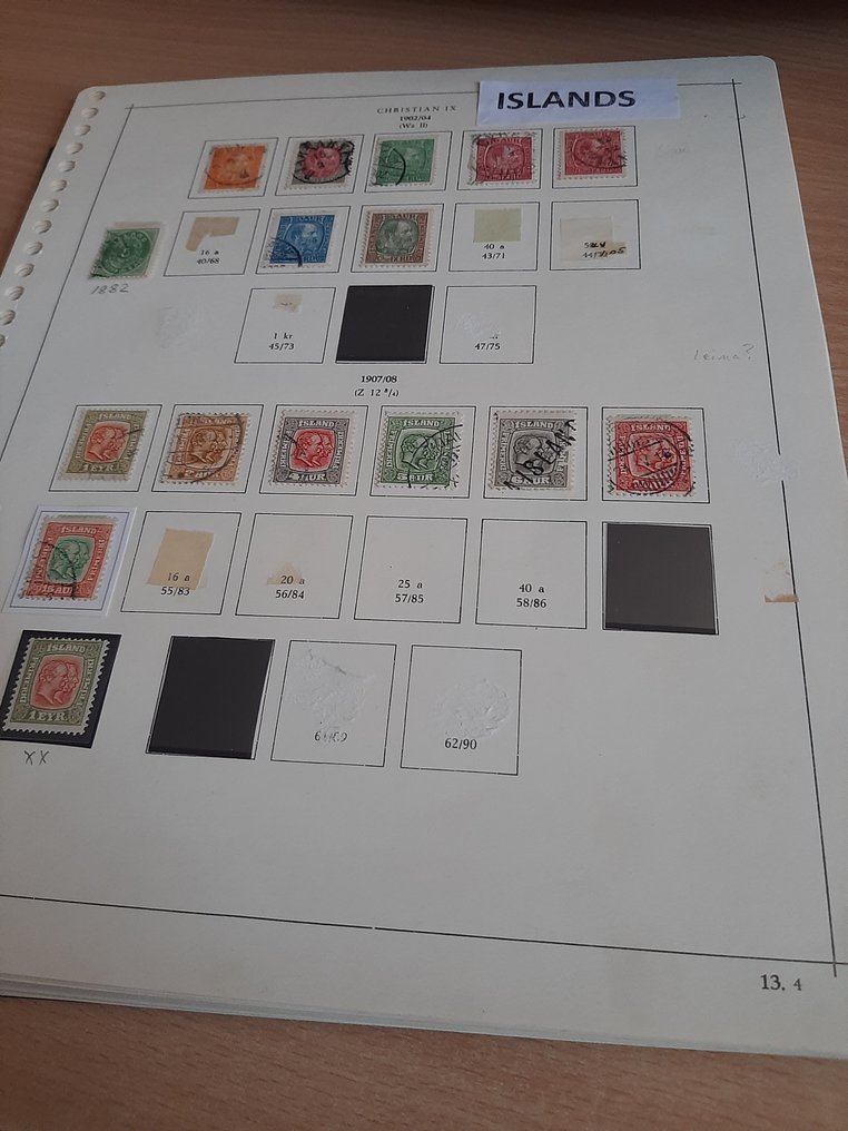 IJsland 1882/1968 - collectie - Michel #1.0