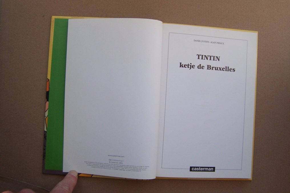 Tintin - Tintin Ketje de Bruxelles - 1 Album - Første udgave - 2004 #4.3